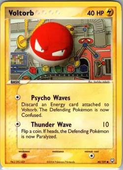 Voltorb 80/109 Non Holo Team Rocket Returns - Pokemon Card - NM - Image 1