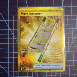 Pokemon TCG Night Stretcher 251/191 Surging Sparks Hyper Rare Card Trainer - Image 1