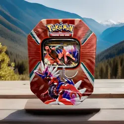 Pokemon Paldea Legends Tin x4 Booster Packs + Koraidon EX Promo FACTORY SEALED - Image 1