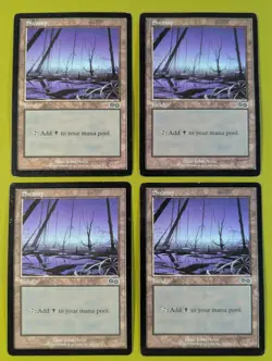 Swamp (340) x4 Urza's Saga 4x Playset Magic the Gathering MTG - Image 1