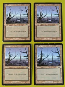 Swamp (341) x4 Urza's Saga 4x Magic the Gathering MTG - Image 1