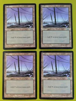 Swamp (342) x4 Urza's Saga 4x Playset Magic the Gathering MTG - Image 1