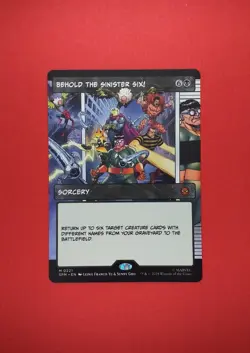 Behold The Sinister Six mtg Mythic 0221 Spider-Man Magic: The Gathering - Image 1