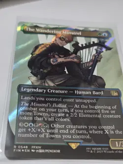 The Wandering Minstrel (Borderless) (Surge Foil) Final Fantasy Foil 0548 - Image 2