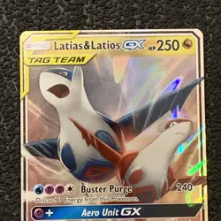 Latias & Latios GX 113/181 Pokemon Team Up Sun & Moon Ultra Rare 2019 - Image 3