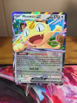 Pokemon - Meowth EX 062/088 Perfect Order - Holo Double Rare - NM - Image 1