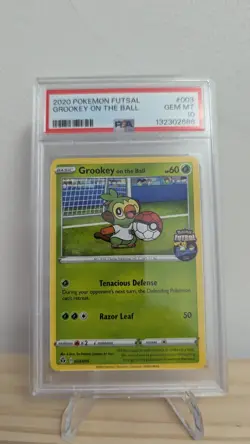 PSA 10 Pokemon Futsal Grookey on the ball 003/005 - Image 1