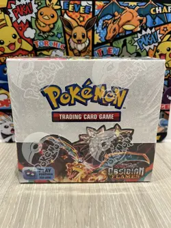 Pokemon TCG Scarlet & Violet Obsidian Flames Booster Box 36 Packs - Sealed #1 - Image 1