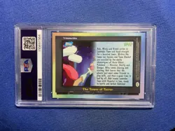 2000 Topps Pokemon TV #EP22 The Tower of Terror Gengar Foil Series 2 PSA 9 - Image 2