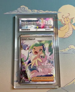 Pokemon Lisia's Appeal 246/191 SURGING SPARKS Special illustration Rare ACE 10 - Image 1
