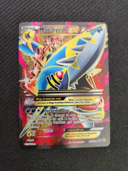 Pokemon M Sharpedo EX XY200A Mega Full Art Promo Alternate Art LP - Image 2