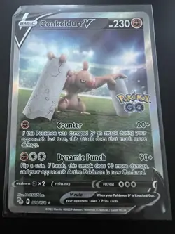 Conkeldurr V (Alternate Full Art) 074/078 Pokemon GO Holo - Image 1