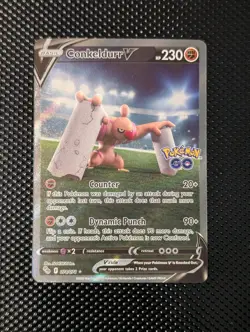 Conkeldurr v (Alternate Full Art) 074/078 Pokemon Go Holo - Image 1