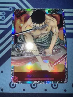 One Piece Roronoa Zoro ST01-013 Super Pre-Release Starter Deck 1 Straw Hat LP #1 - Image 1