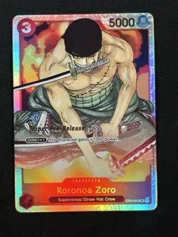 Roronoa Zoro ST01-013 Super Pre-Release Starter Deck 1 Straw Hat One Piece TCG - Image 1