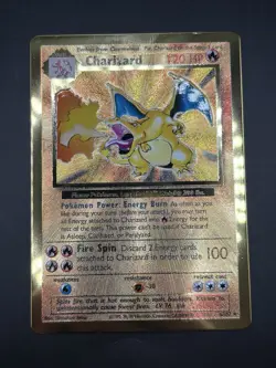 Charizard 4/102 Pokemon Celebrations Gold Metal Card Ultra Premium Collection - Image 1
