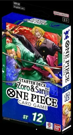 One Piece Card Game Zoro & Sanji Starter Deck ST-12 Sealed - Image 1