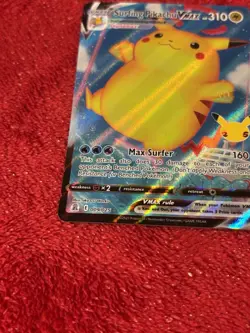 Surfing Pikachu VMAX 009/025 Celebrations Holo Pokemon Card Near Mint - Image 4