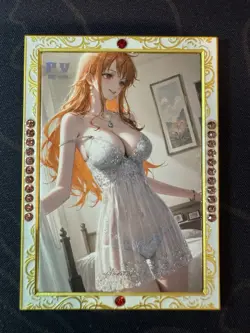 Goddess Nami Bride Lingerie Metal Card Bikini Waifu Doujin Numbered One Piece - Image 1