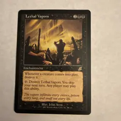 MTG Lethal Vapors Scourge 68/143 Regular Rare LP Free Ship & Tracked - Image 1