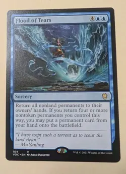 Flood of Tears Commander: Innistrad: Crimson Vow Regular - Image 1