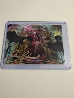 Sorceress's Schemes Art Series (Gold-Stamped Signature) Final Fantasy MTG FB2 - Image 1