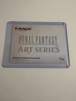 Sorceress's Schemes Art Series (Gold-Stamped Signature) Final Fantasy MTG FB2 - Image 2