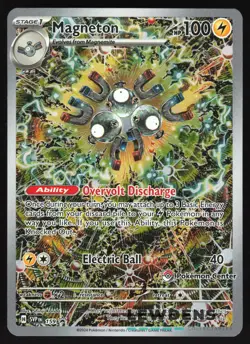 Magneton - SVP 159 - POKEMON CENTER STAMP - SV Black Star Promos Pokemon Card 1 - Image 1
