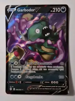 POKEMON GARBODOR V 100/203 EVOLUZIONI ETEREE ITA FRESH PACK FULL ART - Image 1