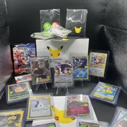 Pokemon Celebrations 25 Jahre Karten Set + Zubehor Box Wurfel ⭐🔥 - Image 1