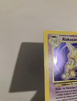 Alakazam 1/102 Base Set Spanish Holo Pokemon Card - Image 5