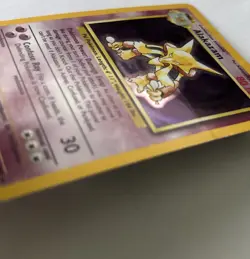 Pokemon TCG Alakazam Holo Card Base Set 1/102 - Image 3