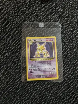 Pokemon Alakazam TCG Base Set Holo Rare Card 1/102 HP - Image 4