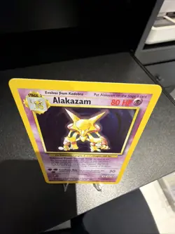 Pokemon TCG Alakazam Holo Card Base Set 1/102 WOTC 1999 - Image 5