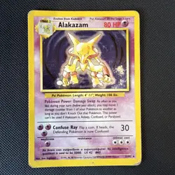 Pokemon Alakazam Holo Card Base set 1/102 HP - Image 1