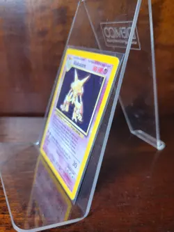 Pokemon Alakazam Holo Card 1/102 WOTC Base Set - Trading Card Game Collection - Image 4