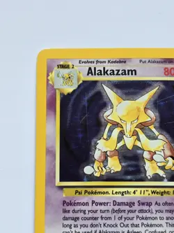 Pokemon TCG Alakazam Holo Card Base Set 1/102 - Image 4