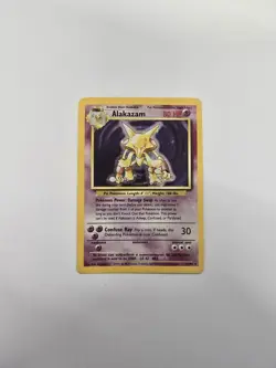 Alakazam Base Set Holo Rare Card 1/102 Pokemon TCG - Image 1
