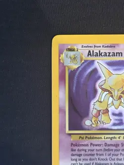 Pokemon Alakazam Holo Card Base set 1/102 - Image 3