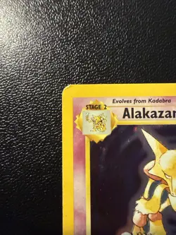Alakazam Holo 1/102 Base Set Unlimited – LP– Rare - Vintage Pokemon Card - Image 5