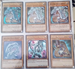 Yu-Gi-Oh! 1996 KAZUKI BLUE EYES WHITE DRAGON DPKB-EN001 PLUS 5 MORE 6 CARD TOTAL - Image 1