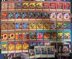 YUGIOH - BROTHERHOOD OF THE FIRE FIST DECK - BEAR, GORILLA, ROOSTER, SWALLOW - Image 1