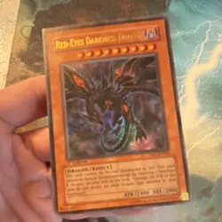 YuGiOh! SD1-EN001 Red-Eyes Darkness Dragon Ultra Rare LP - Image 3