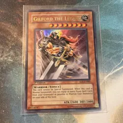 YuGiOh! SD5-EN001 Gilford the Legend 1st Edition Ultra Rare VLP - Image 1