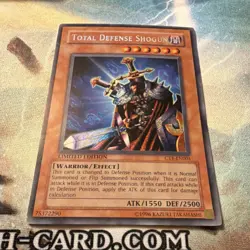YuGiOh! CT1-EN001 Total Defense Shogun Secret Rare Limited Edition LP - Image 2