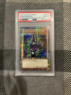 Yugioh! Dark Magician RA03-EN080 Quarter Century Rare PSA 10 - Image 1