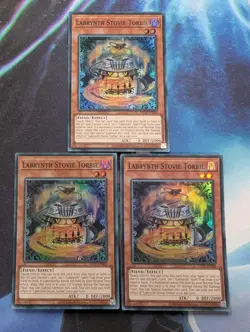 YuGiOh! Labrynth Stovie Torbie OP23-EN004 x3 PLAYSET Super Rare - Image 1