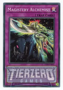 Yugioh Magistery Alchemist LED6-EN016 Super Rare 1st Edition NM/LP - Image 1