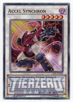 Yugioh Accel Synchron LED6-EN028 Common 1st Edition NM/LP - Image 1