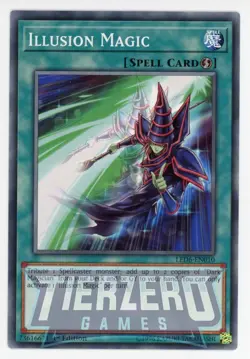 Yugioh Illusion Magic LED6-EN010 Common 1st Edition NM/LP - Image 1